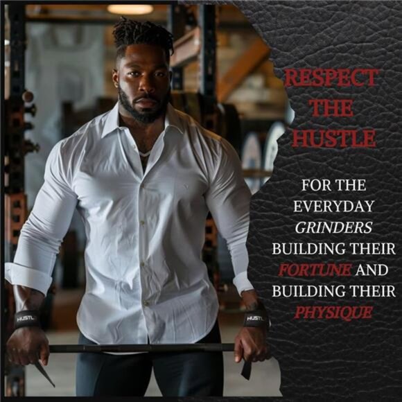 Lifting Straps Gym Wrist Wraps - 24" Strong Cotton Weightlifting Wrist Straps - Picture 6 of 7